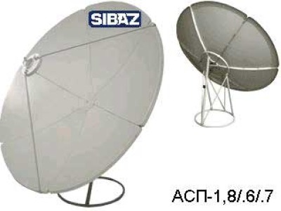 Антенна спутниковая прямофокусная СибАЗ 1,8м.толщина 0,7мм